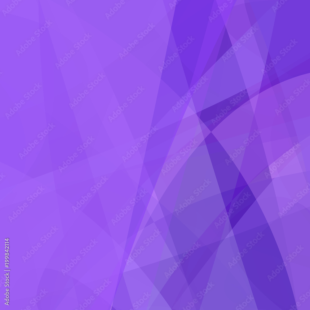 Poster purple abstract background from dynamic curves - vector design