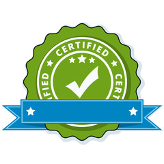 Certified label illustration
