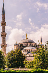 Fototapeta na wymiar Mosquée Sultan Ahmet - Mosquée Bleu - Istanbul - Turquie
