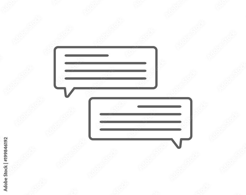Poster speech bubble icons isolated on white background. graphic vector speech bubble icons ai objects. col