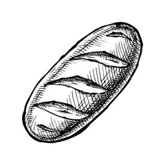 illustration of long loaf