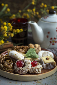 Typical Moroccan sweets. Homemade