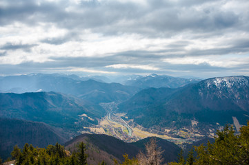 Mountains view fatra slovakia