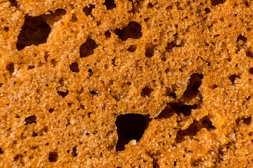 macro snapshot texture of oatmeal cookies