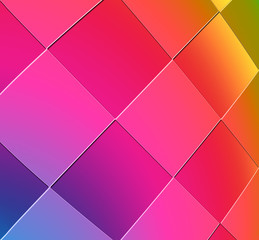 Diamond pattern background in vibrant colors

