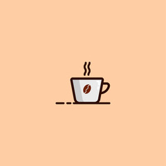 Coffee Cup Vector Template Design Illustration