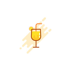 Lemon Ice Vector Template Design Illustration