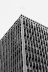 Fototapeta premium Estructura, edificios, blanco y negro