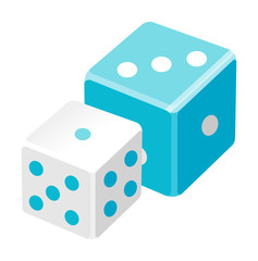Vector icon dice  