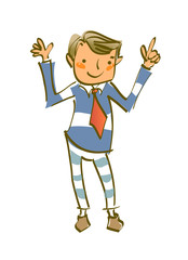 Close-up of man standing