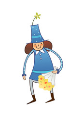 Close-up of girl standing