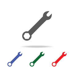 Spanner Icon. Elements of construction tools multi colored icons. Premium quality graphic design icon. Simple icon for websites, web design, mobile app, info graphics