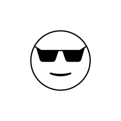 cool in sunglasses icon. Detailed set of avatars of professions icons. Premium quality line graphic design. One of the collection icons for websites, web design, mobile app