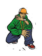 Close-up of man sitting