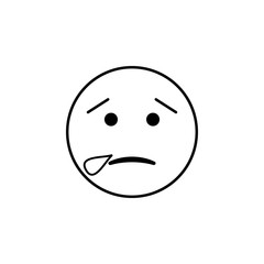 sleepy icon. Detailed set of avatars of professions icons. Premium quality line graphic design. One of the collection icons for websites, web design, mobile app