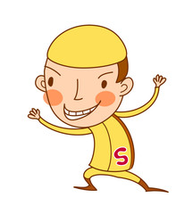 Close-up of boy standing