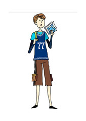 Close-up of boy standing