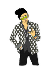 Close-up of man standing