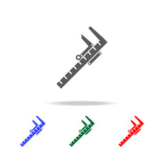Caliper icon. Elements of construction tools multi colored icons. Premium quality graphic design icon. Simple icon for websites, web design, mobile app, info graphics