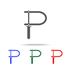 hand-saw icon. Elements of construction tools multi colored icons. Premium quality graphic design icon. Simple icon for websites, web design, mobile app, info graphics