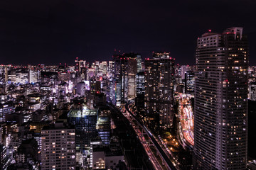 Fototapeta na wymiar 世界貿易センタービルからの夜景