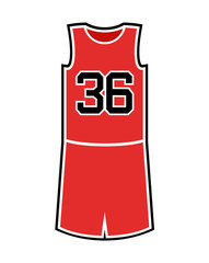 basket uniform illustration