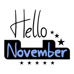 Hello November symbol