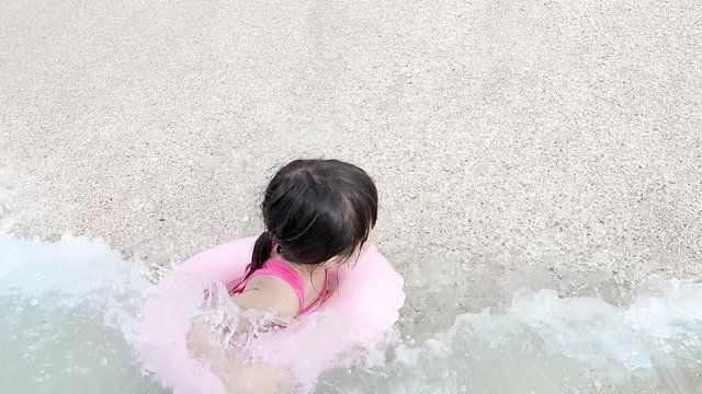 cute girl on the beach