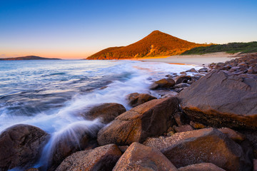 Incoming wave at Zenith Beach