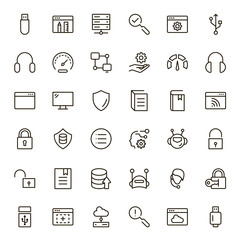 Programming icon set