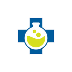 Lab Medical Logo Icon Design