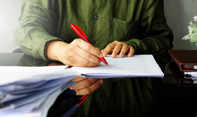 hand writing on white paper
