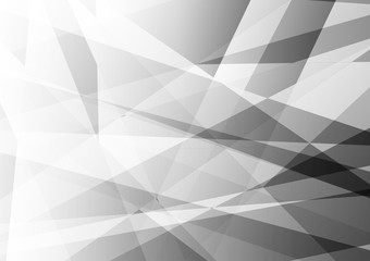 Fototapeta premium Abstract geometric white and gray color, Modern design background with copy space, Vector illustration eps10