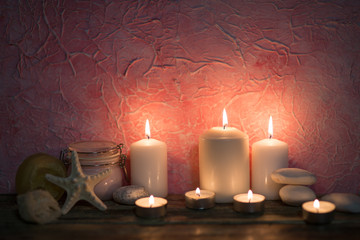 Beautiful composition of spa