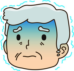 Grandpa Facial expressions,fear