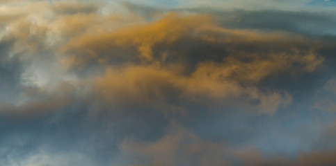 Fototapeta na wymiar beautiful stormy sunset sky. natural abstract background