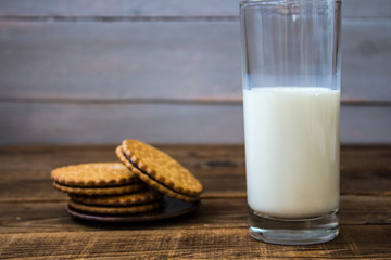 a cookies and milk