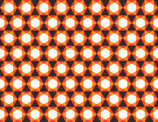 Abstract colorful seamless Islamic pattern