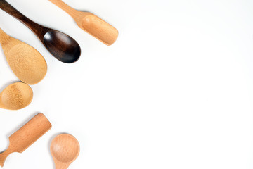 Wooden spoon border frame