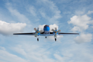 Propellerflugzeug-Modell