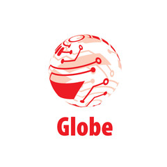 vector logo globe