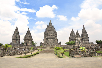 Shrine of Prambanan hindu temple, Yogyakarta, Java, Indonesia