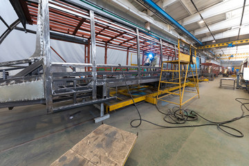 Tram production manufacture