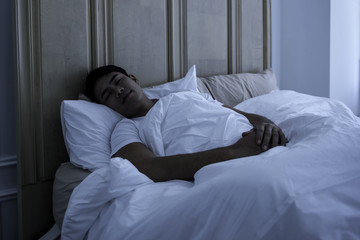 Fototapeta premium Sleep is the best way to sleep at least eight hours a day.
