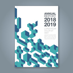 Abstract minimal geometric shapes polygon design background for business annual report book cover brochure flyer poster