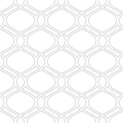 Seamless vector ornament. Modern background. Geometric modern pattern with light wavy lines