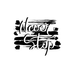 Hand drawn motivation quote. Creative vector typography concept for design and printing. Ready for cards, t-shirts, labels, stickers, posters.