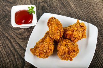 Crispy chicken wings