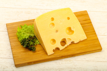 Obraz na płótnie Canvas Piece of cheese