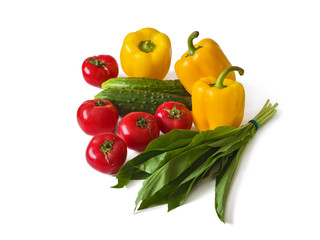 Vegetables for salad